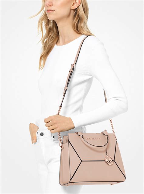 michael michael kors prism medium saffiano leather satchel|Prism Large Saffiano Leather Satchel – Michael Kors Pre.